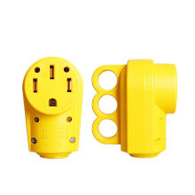 EPICORD 50 AMP RV Female Receptacle Plug Ergonomic Grip Handle Replacement Electrical Adapter , DROP SHIPPING FROM CA, US